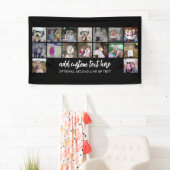 16 Fotoraster - 2 lijntekst - zwarte witte partij Spandoek (Insitu)