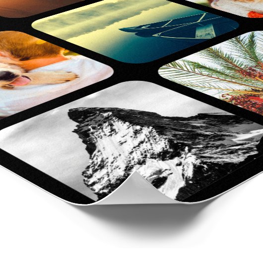 16 Fotoraster Poster Sjabloon collage (Hoek)
