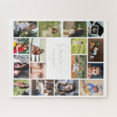 16 Foto's Collage tijdlijn Life Quinceañera Legpuzzel (Horizontaal)