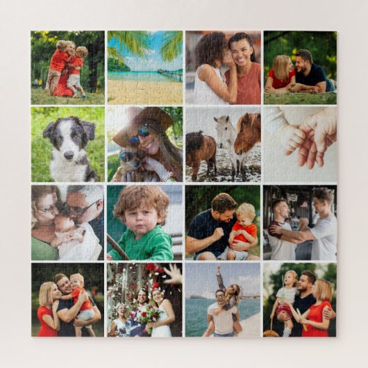 16 Fotosamenstelling Legpuzzel (Verticaal)