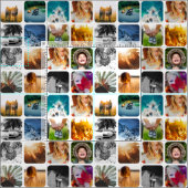 16 Fotosjabloon Aangepast tabelraster Stof (Delen)