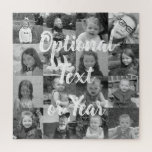 16 Fotoverzameltekst Legpuzzel<br><div class="desc">Voeg je favoriete afbeeldingen toe aan deze leuke sjabloon. U kunt de foto's van het Instagram of om het even welke foto's voor dit net gebruiken.</div>