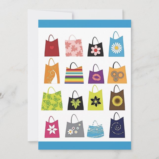 16 Free Vector Shopping Bags (Voorkant)