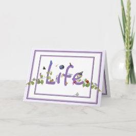 #16 Geniet van de 'cadeaus van de dag':Happy Birth Kaart