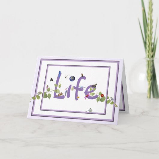 #16 Geniet van de 'cadeaus van de dag':Happy Birth Kaart (Voorkant)