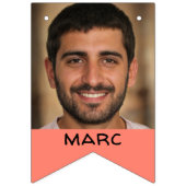 16 gepersonaliseerde foto's en namen voor klasse o vlaggetjes (Tweede vlag)