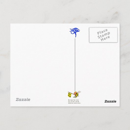 16 goden briefkaart (Achterkant)