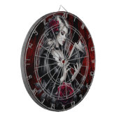 #16 Gotische pret Dartbord (Voorkant Links)