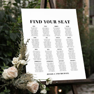 16 Grafiek voor grote weddenschappen op tafel Poster
