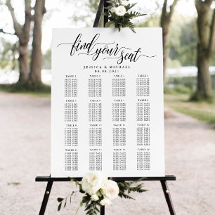 16 Grafiek voor grote weddenschappen op tafel Poster