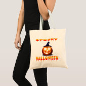 16.Happy Halloween-groet van het spooky-seizoen Tote Bag (Voorkant (product))