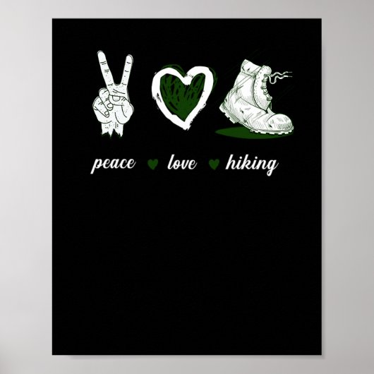 16.Het wandelende hart van de vredesliefde Poster (Voorkant)