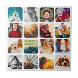 16 Het Witte Lijst van het Net van de Sjabloon van Tegeltje