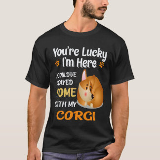 16 Ik had thuis kunnen blijven met Corgi T-shirt