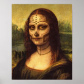 16-inch X20-inch Mona Lisa Dag van het dode Poster (Voorkant)