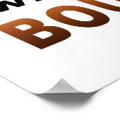 16-inch x 16-inch POSTER - Niet alle whisky is BOU (Hoek)