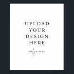 16-inch x 20-inch Poster - Portret<br><div class="desc">Pas uw kaart in Templett aan. Nadat u klaar bent met het bewerken, downloadt u uw bestand in een JPG-indeling (vergeet niet de afloopoptie aan te zetten). Upload uw ontwerp hier door op de blauwe "Personalize"knoop te klikken.</div>