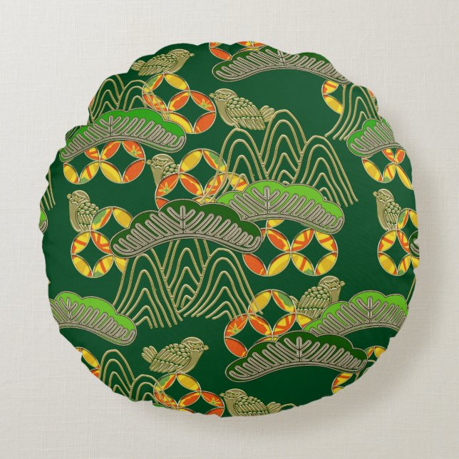 16-inch Zabuton Japans kussen (Voorkant)