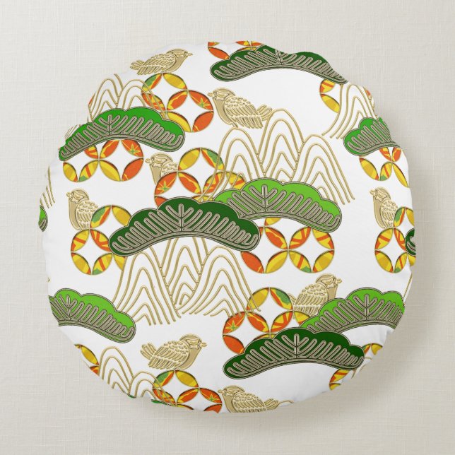 16-inch Zabuton Japans kussen (Voorkant)