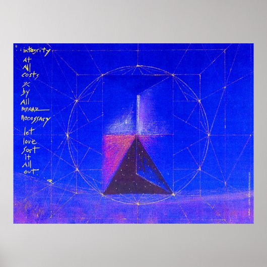 16. INTEGRITEIT TEGEN Poster/afdrukken Poster (Voorkant)