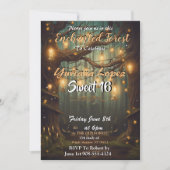 16 Invitaties in het bos Kaart (Voorkant)