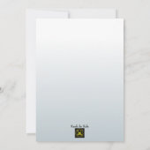 16 Invitaties in het bos Kaart (Achterkant)