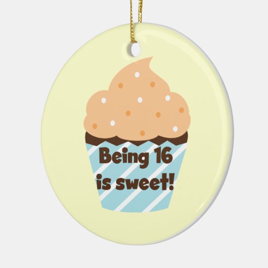 16 is Sweet Birthday T shirten en Gifts Keramisch Ornament (Links)