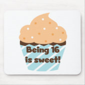 16 is Sweet Birthday T shirten en Gifts Muismat (Voorkant)