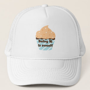16 is Sweet Birthday T shirten en Gifts Trucker Pet