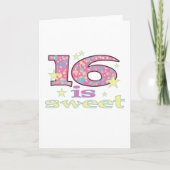 16 is Sweet Kaart (Voorkant)