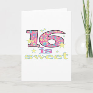 16 is Sweet Kaart