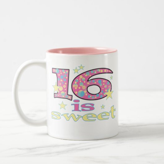 16 is Sweet Tweekleurige Koffiemok (Links)