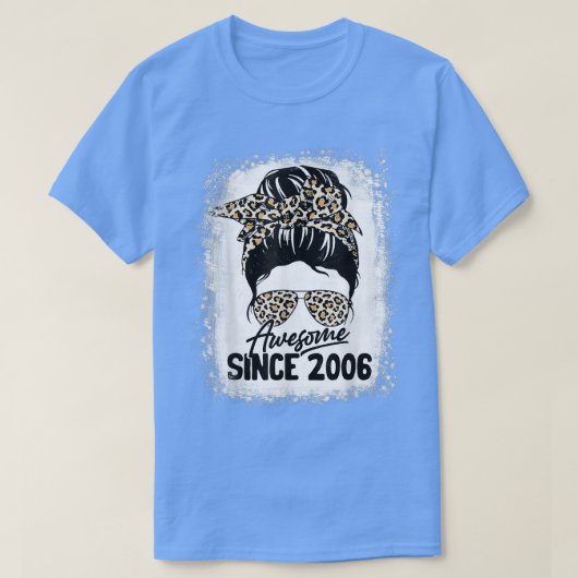 16 jaar Geweldige sinds 2006 Leopard 16th Birth T-shirt (Design voorkant)