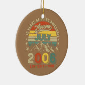 16 jaar Geweldige sinds juli 2006 Keramisch Ornament (Rechts)