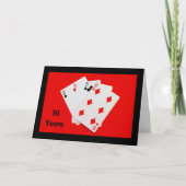 16 jaar is een grote deal! Jubileum Kaart (Voorkant)