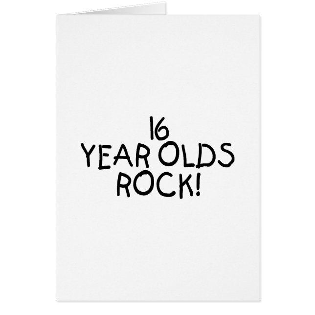 16 jaar Olds Rock (Voorkant)