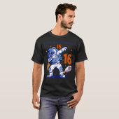 16 jaar oud astronaut Space Planet 16th Birthday T T-shirt (Voorkant volledig)