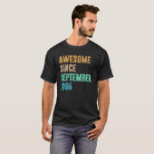 16 jaar oud Geweldige sinds september 2006 16de T-shirt (Voorkant volledig)