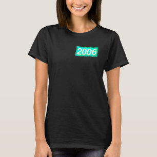 16 Jaar Oud  Vintage 2006  Meisjes Jongen 16e Verj T-shirt