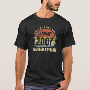 16 jaar oude 16e verjaardag Geweldige sinds 2 janu T-shirt