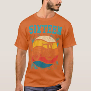 16 jaar oude 16e verjaardag Tractor Farmer Boys Gi T-shirt