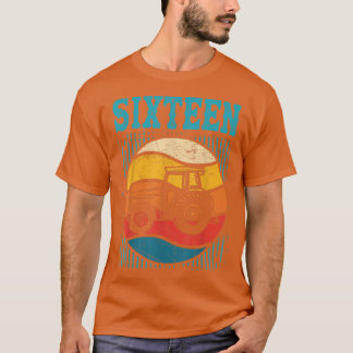 16 jaar oude 16e verjaardag Tractor Farmer Boys Gi T-shirt