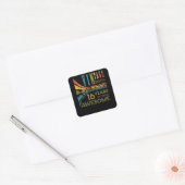 16 jaar oude 2006 16e verjaardag vierkante sticker (Envelop)