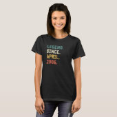 16 jaar oude cadeautjes sinds april 2006 16e stree t-shirt (Voorkant volledig)
