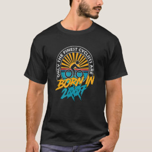 16 jaar oude fietser geboren in 2007 16e verjaarda t-shirt
