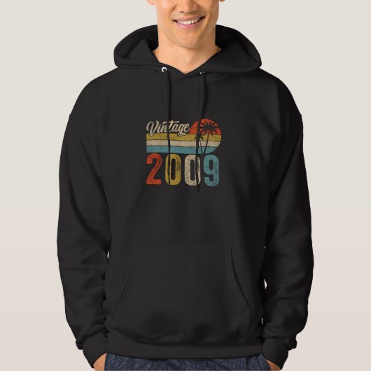 16 jaar oude geschenken  2009 Grappige 16e verjaar Hoodie (Voorkant)