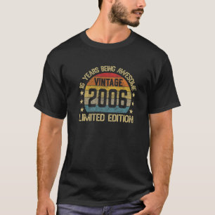 16 jaar oude Gift  2006 Limited Edition 16T T-shirt