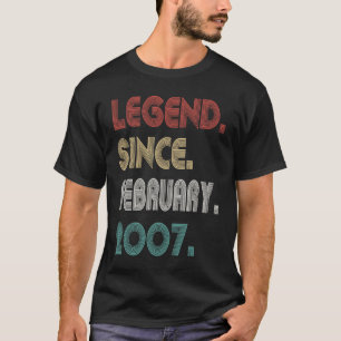 16 jaar oude  legenda sinds februari 2007 16 t-shirt
