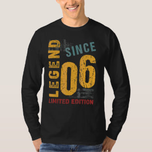 16 jaar oude Vintage 2006 16de verjaardagsdecorati T-shirt