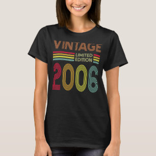 16 jaar oude Vintage 2006 16e verjaardag 1 T-shirt